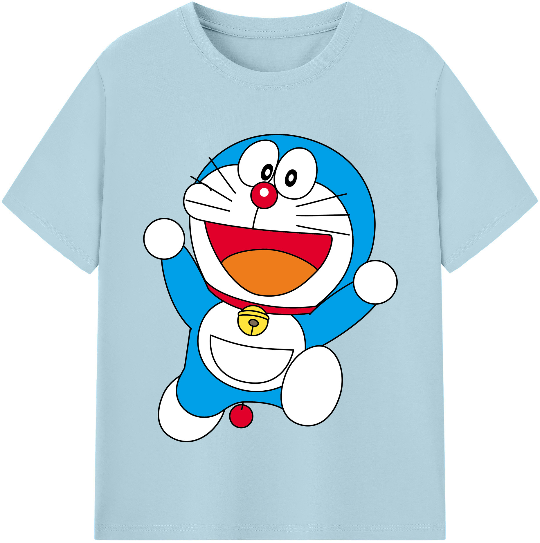 （画像用） ドラえもん Doraemon 綿100％半袖Tシャツ（フロントプリント）